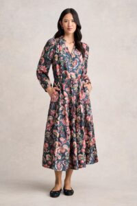 Printed Jacquard Dress - Tapestry Print